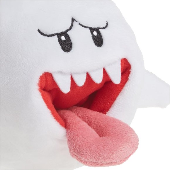 Super Mario Bros All Star Collection Boo Ghost Tongue Out Plush Toy Theme Gifts - Picture 3 of 4